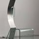 Sculptural Chair Zero by Marco Baldanello, Glass and Steel, Italy 1990's