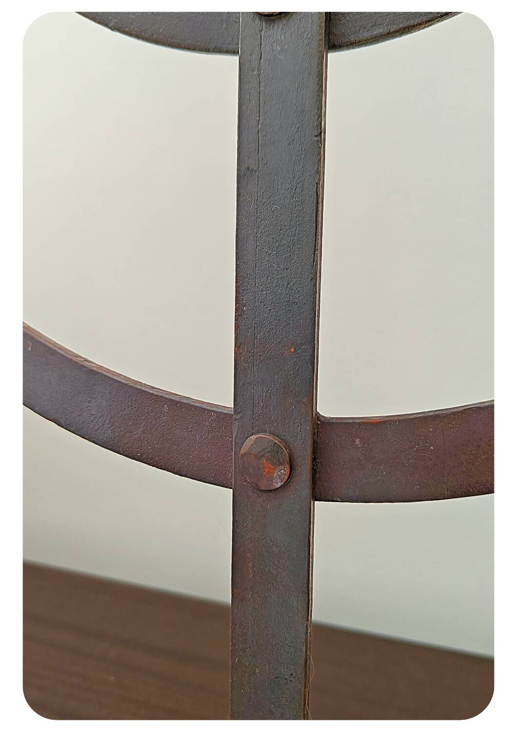Mid Century Cast Iron Candelabra