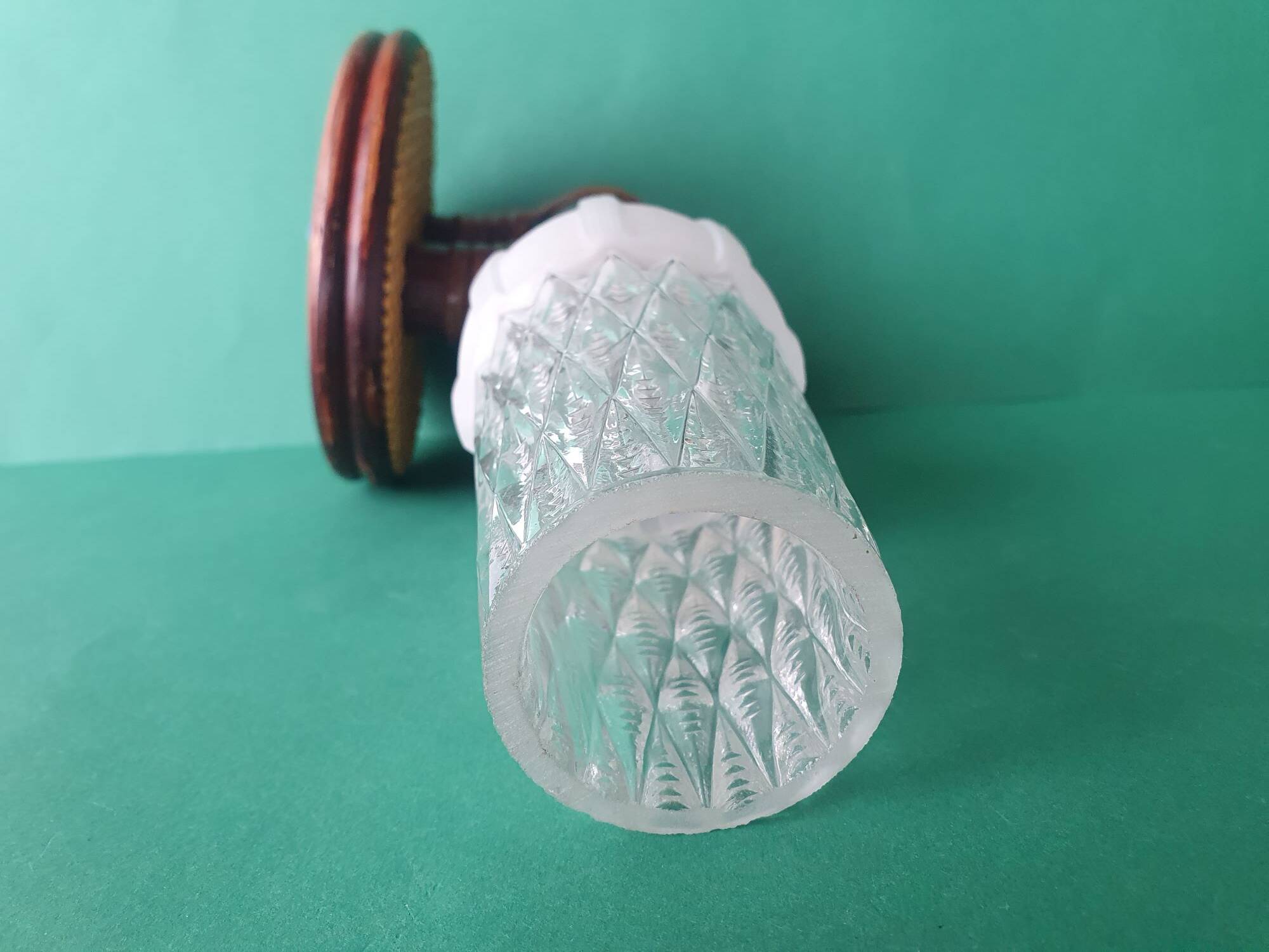 Pair of vintage rattan bamboo wall sconces