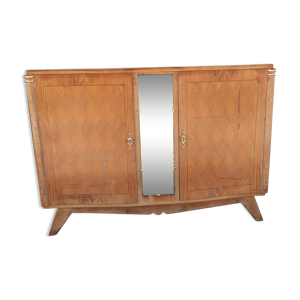 buffet vintage en chêne - miroir
