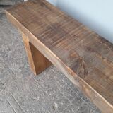 Vintage workshop bench 1960s solid wood