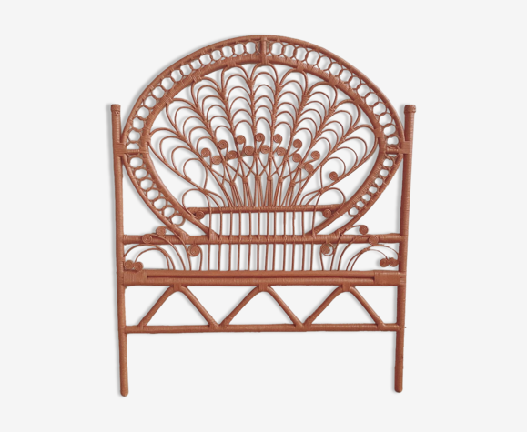 Rattan headboard