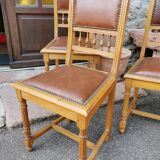 Lot of 5 Henry II chairs