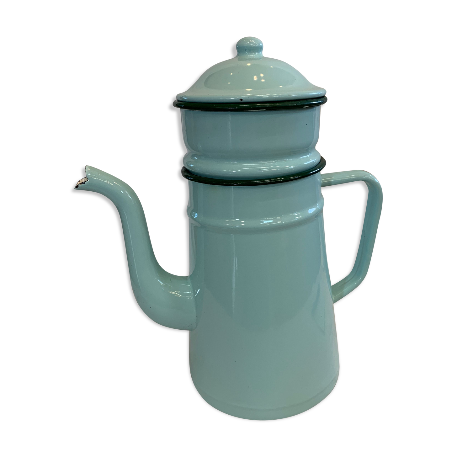 Enamelled coffee maker