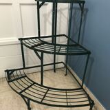 Old florist shelf door metal plants