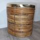 Bamboo and brass plant holder, 1970s