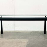 Italian model LC6 dining or office table in metal and glass by Le Corbusier, Pierre Jeanneret, Charlotte Perriand for Cassina.