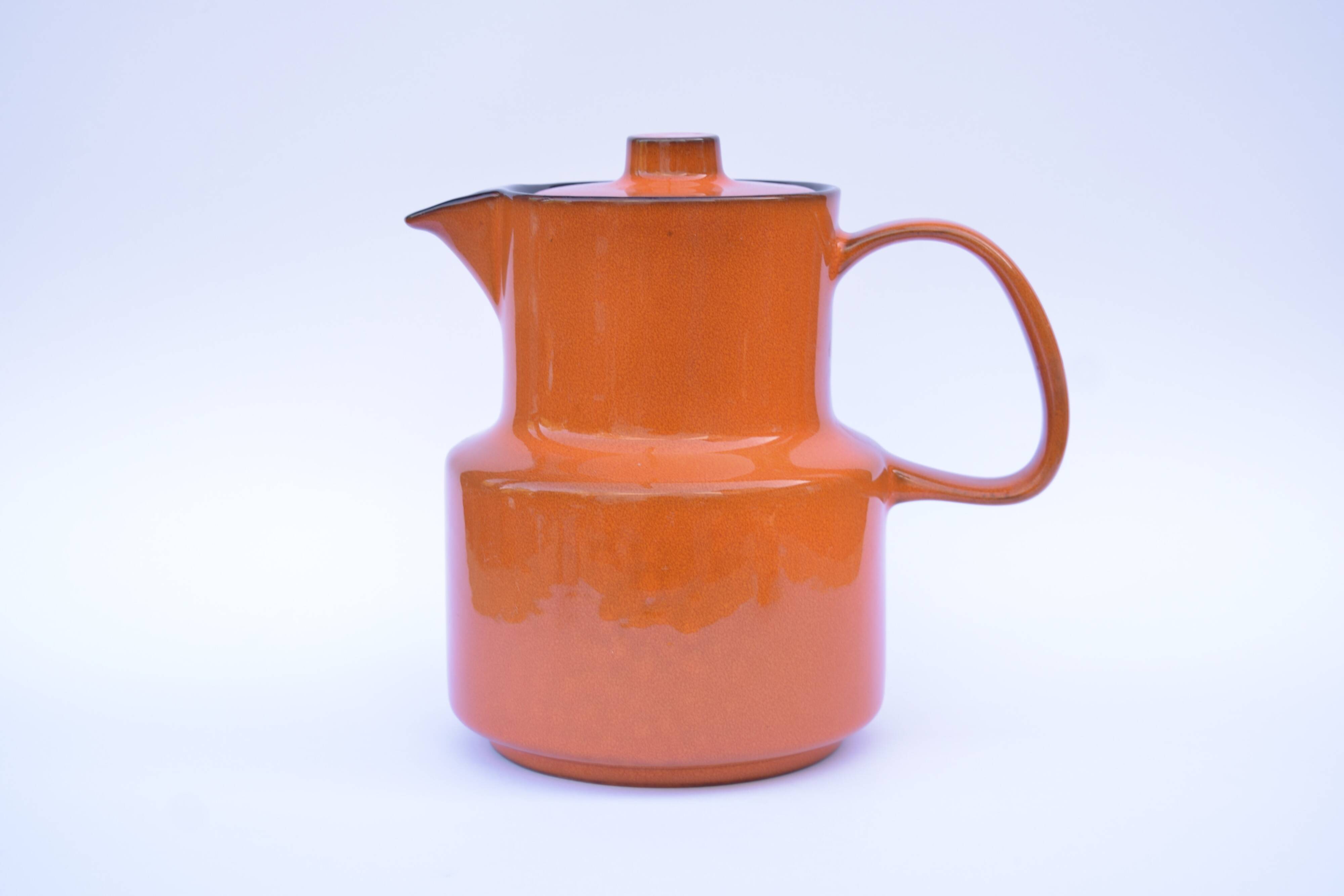 MELITTA - Vintage orange glazed ceramic coffee maker