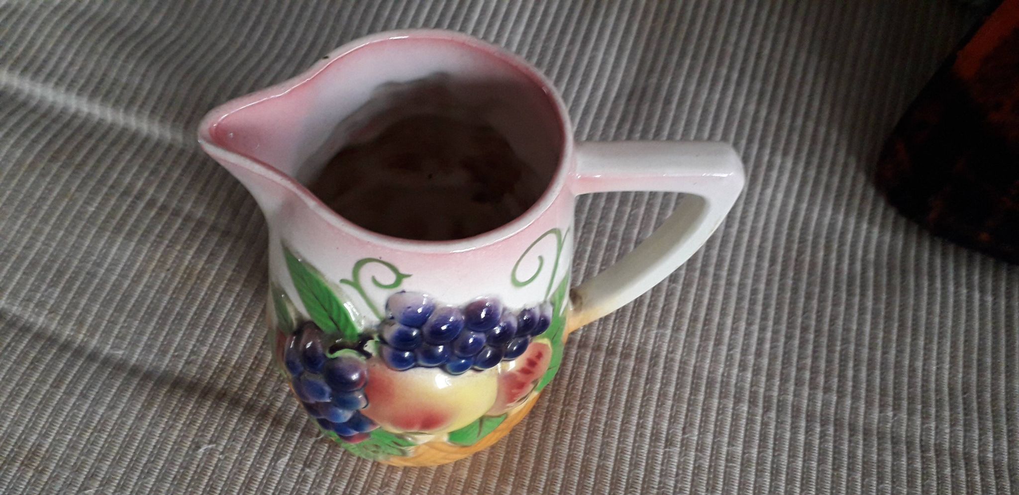 Very original vintage slip pitcher