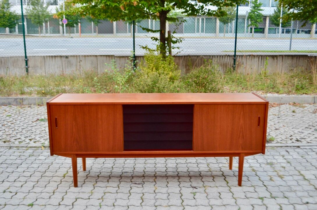 DAnish Modern Teak Model Trio Sideboard by Nils Jonsson for Hugo Troeds, 1960s
