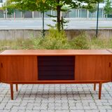 DAnish Modern Teak Model Trio Sideboard by Nils Jonsson for Hugo Troeds, 1960s