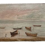 Paysage marin XIXe