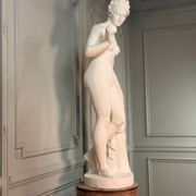 Venus with the Apple, based on the model by Bertel Thorvaldsen in reconstructed marble, 20th century.