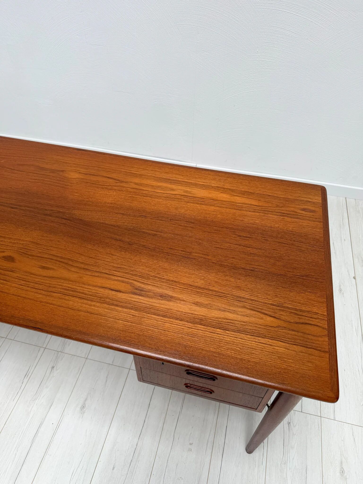 1960s vintage mid-century Danish design teak writing desk