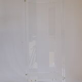 Tall lucite sidetable, 1970s.