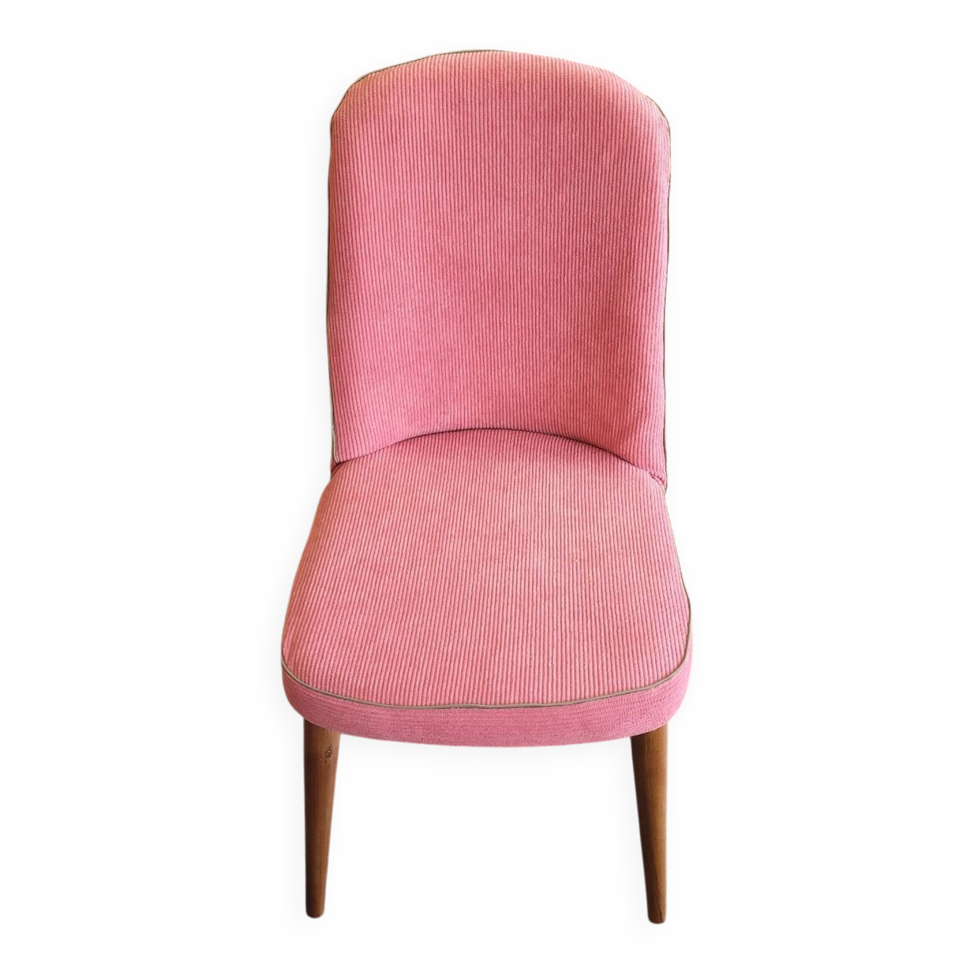 Scandinavian corduroy chair