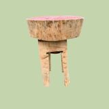 Old brutalist quadripod stool