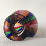 Murano Venitian multicouch coloured glass 1960