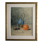 Nature morte à la cigarette - Tableau signé A. Moreau