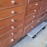 60-drawer shop cabinet - 1950s