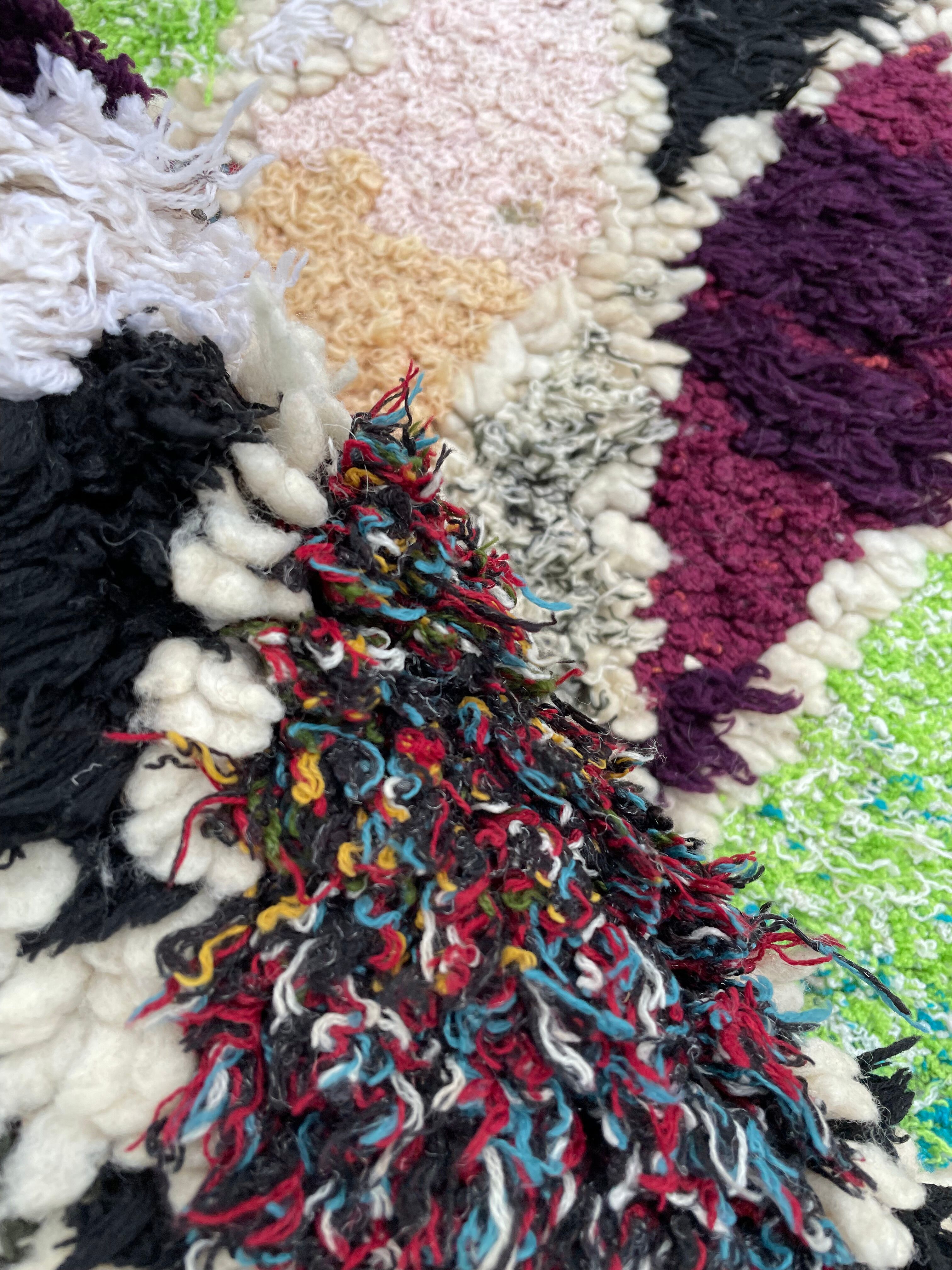 Berber carpet azilal 80x180 cm