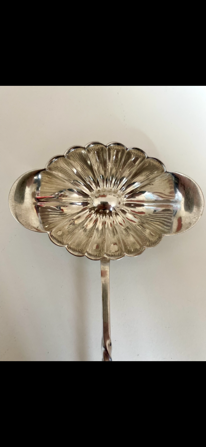 Punch ladle -Christofle, silver metal
