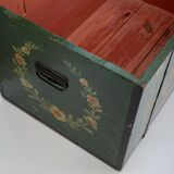 Antique hand painted swedish chest or trunk/ coffee table