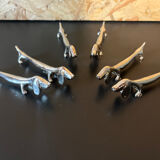 6 doors covered quality metal knife