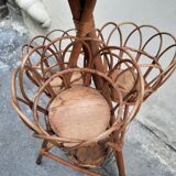 Rattan plant holder