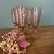 6 Rosaline Twisted Pink Champagne Flutes