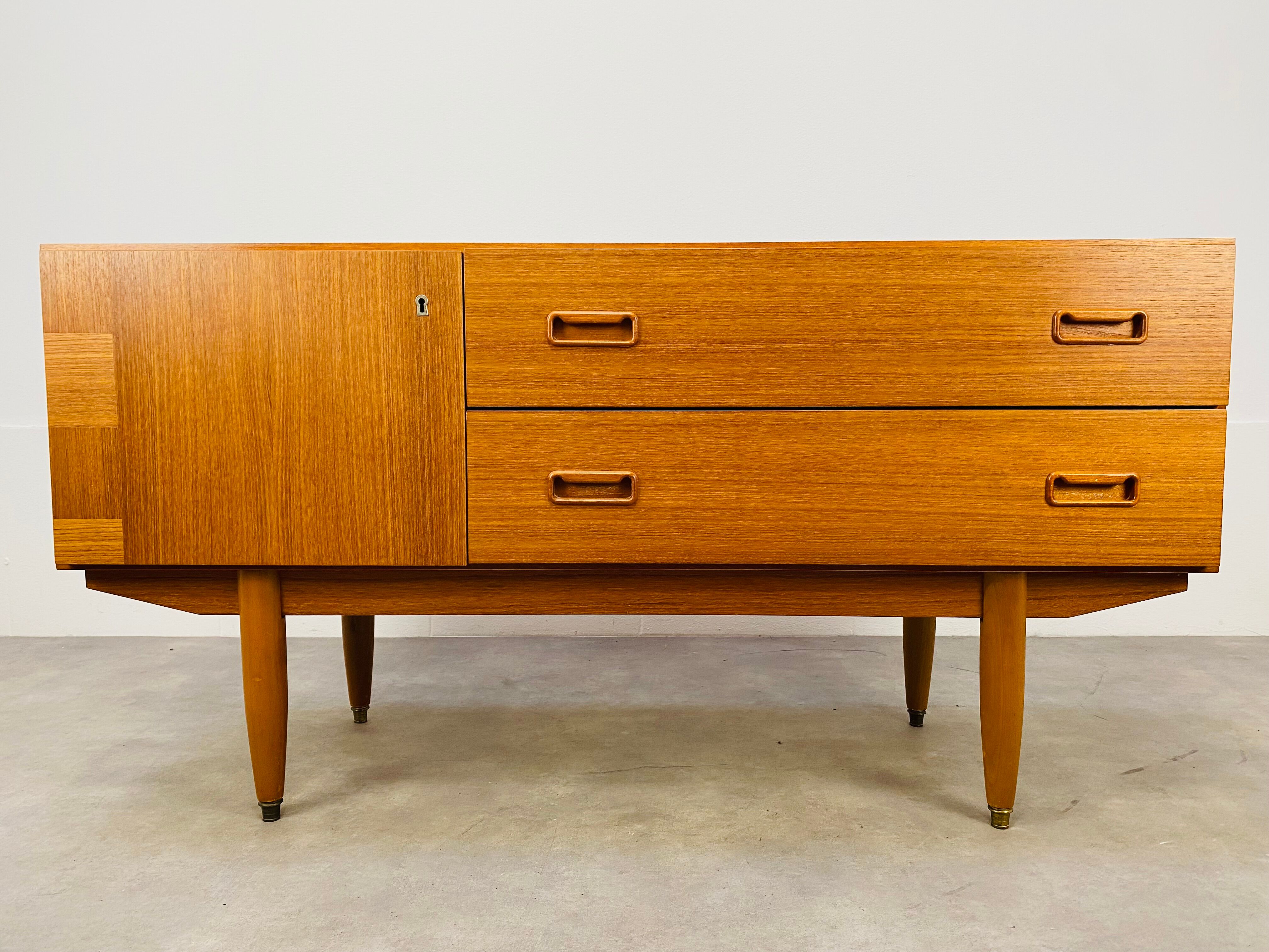 Scandinavian teak 60s sideboard TV stand