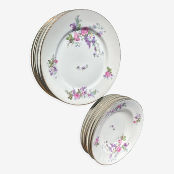 Set of vintage plates