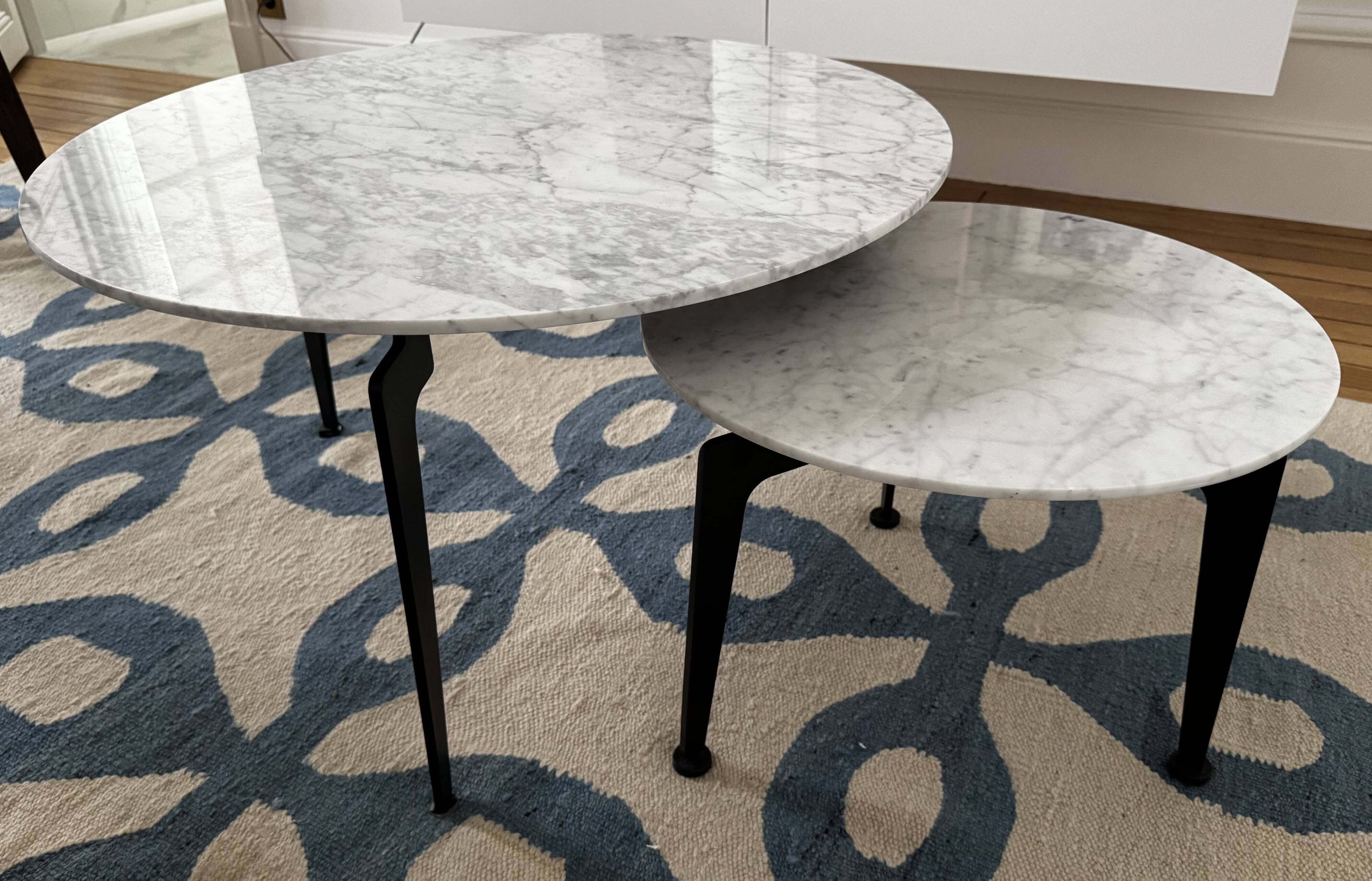 Marble coffee tables from the 80s
