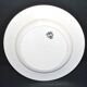 Sarreguemines U&C illustrated talking plate "Napoleon" 19th century.