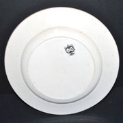 Sarreguemines U&C illustrated talking plate "Napoleon" 19th century.