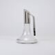 Riedel Mesa Elegant Silver & Crystal Carafe, Decanter, Pitcher, Italy, 1980s