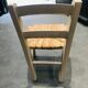 Chaise bois assise paille