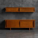 Wall-mounted shelf by Charlotte Perriand & Atelier Jean Prouvé, France, 1954