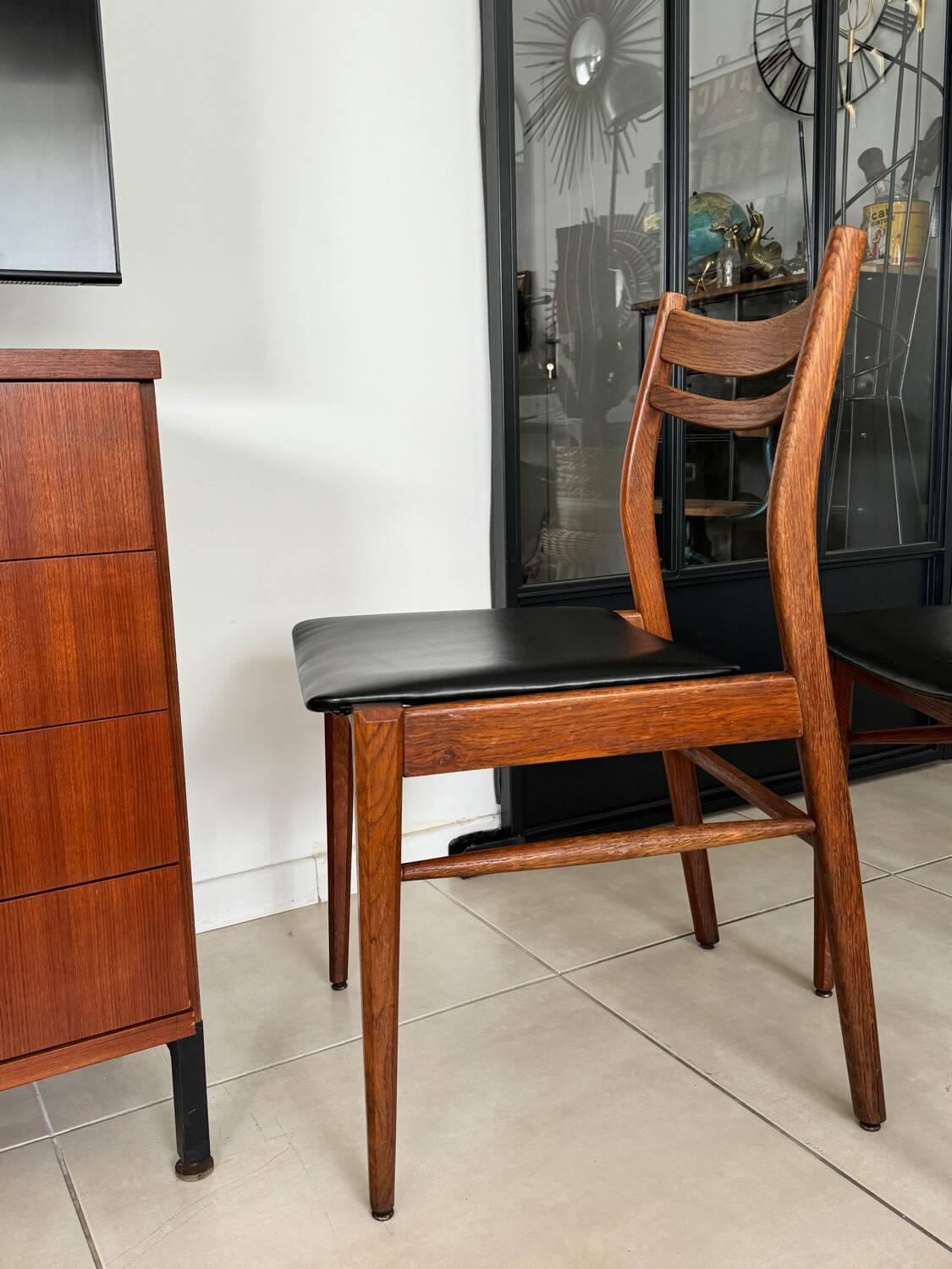 Chaises vintage style scandinave