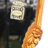 Deknudt, Vintage golden mirror Louis XV style   48x93cm