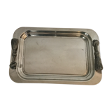 Silver metal tray