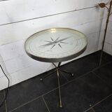 compass coffee table, 1960