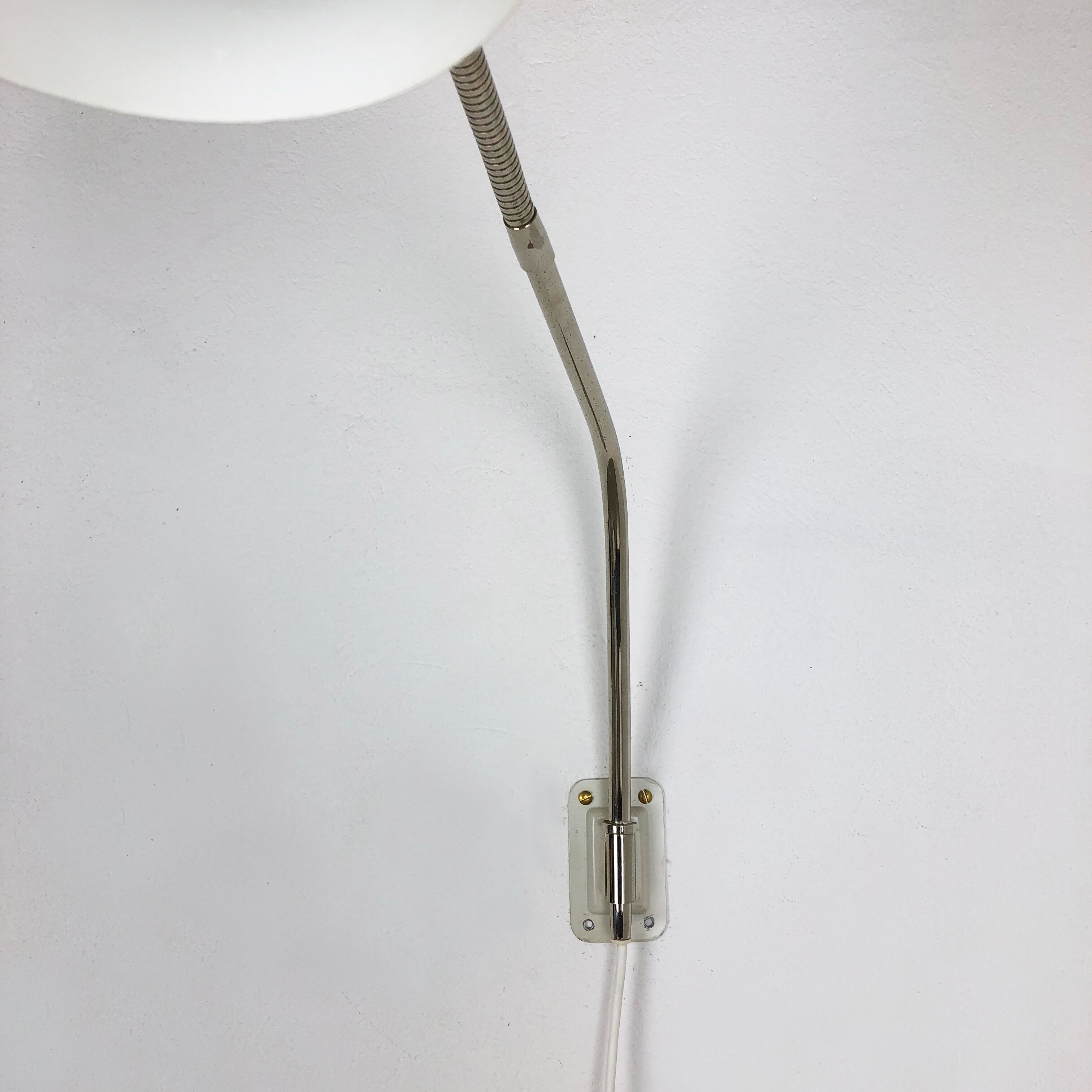 Modernist adjustable metal sputnik wall light Kaiser Leuchten, 1960s, Germany