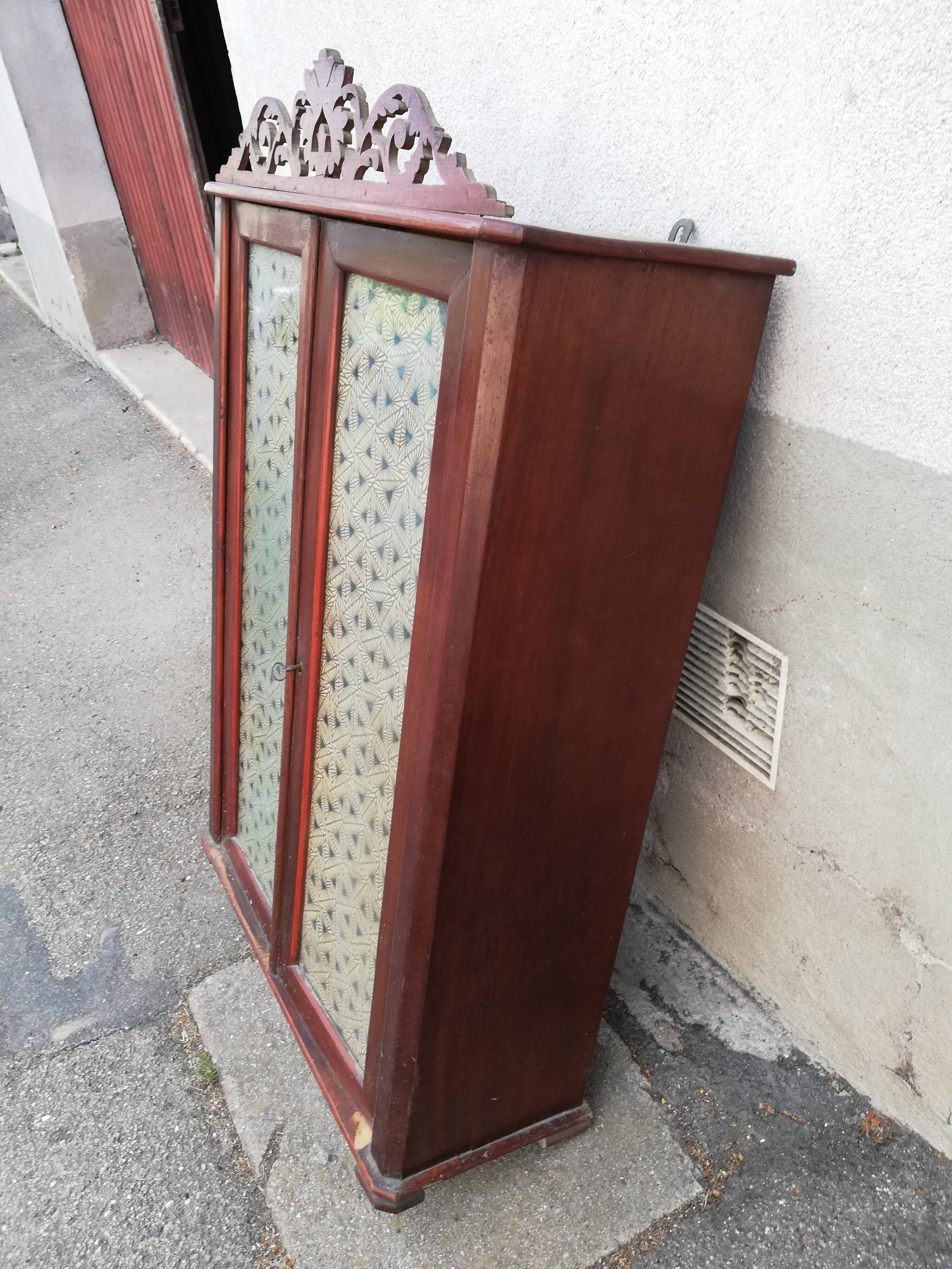 Mahogany wall window
