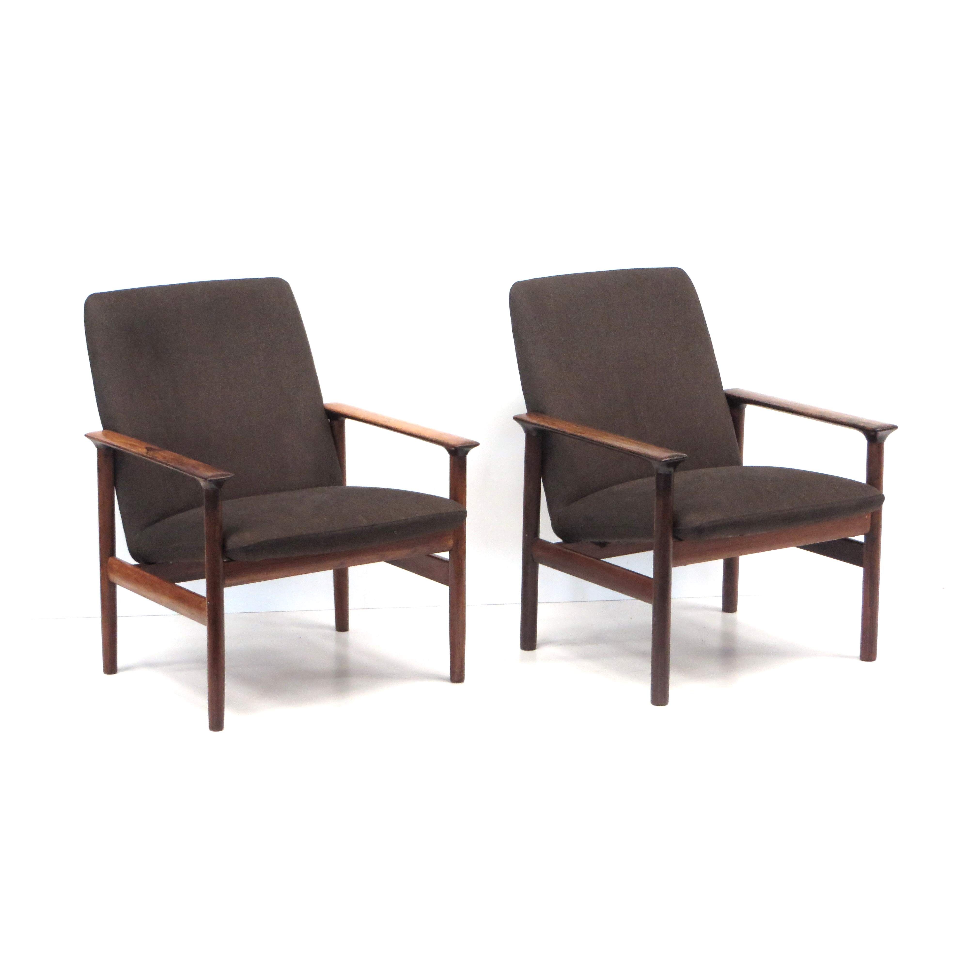 Pair of vintage armchair designed by Cor Bontenbal for Fristho in the 60s
