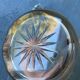 Art Deco crystal and sterling silver carafe