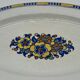 Oval dish art deco - boch freres - d1049