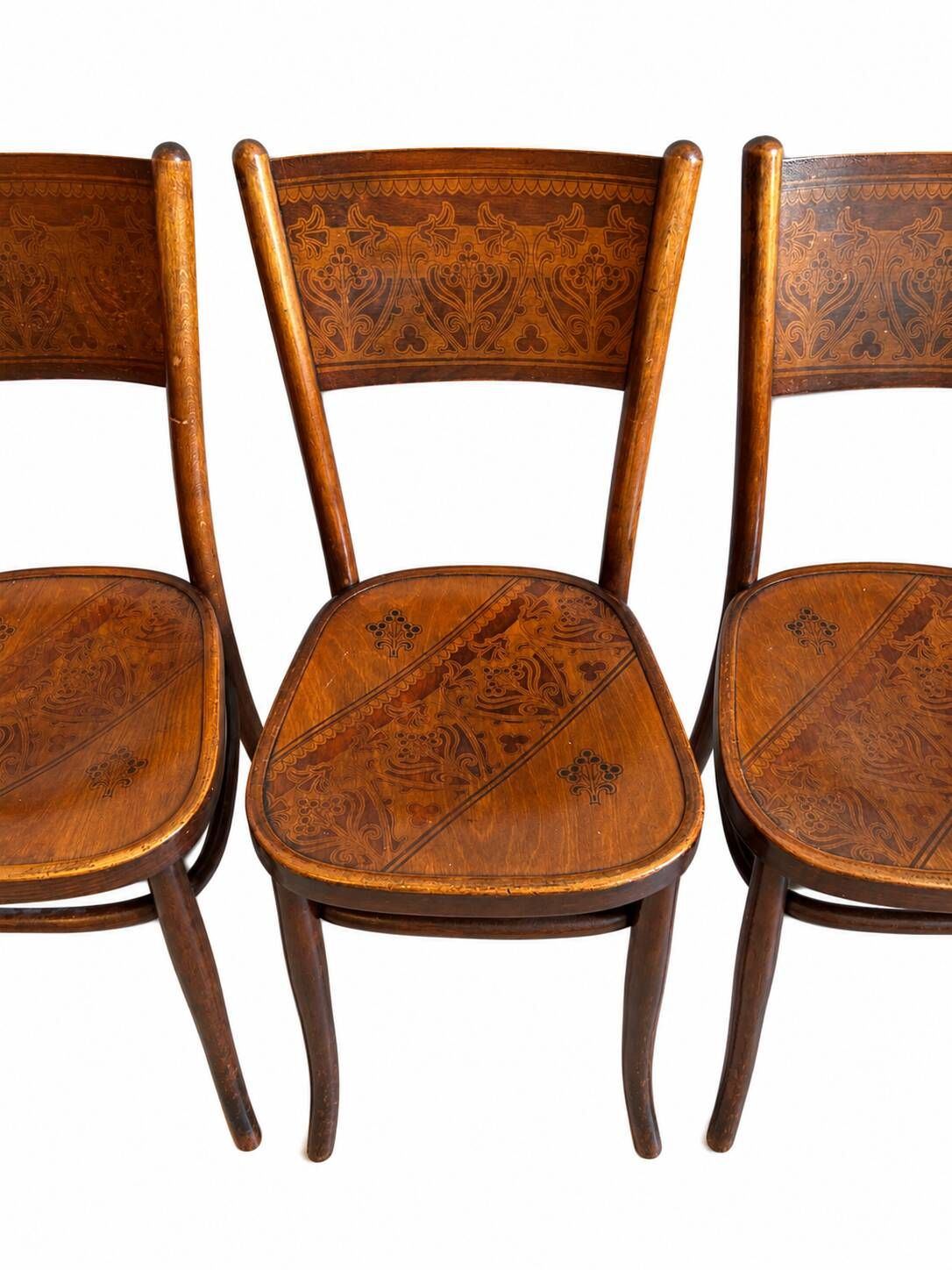 4 antique chairs by Jacob & Josef Kohn – Vienna – Art Nouveau period