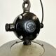 Lampe d’usine industrielle en émail gris d’Elektrosvit, années 1960
