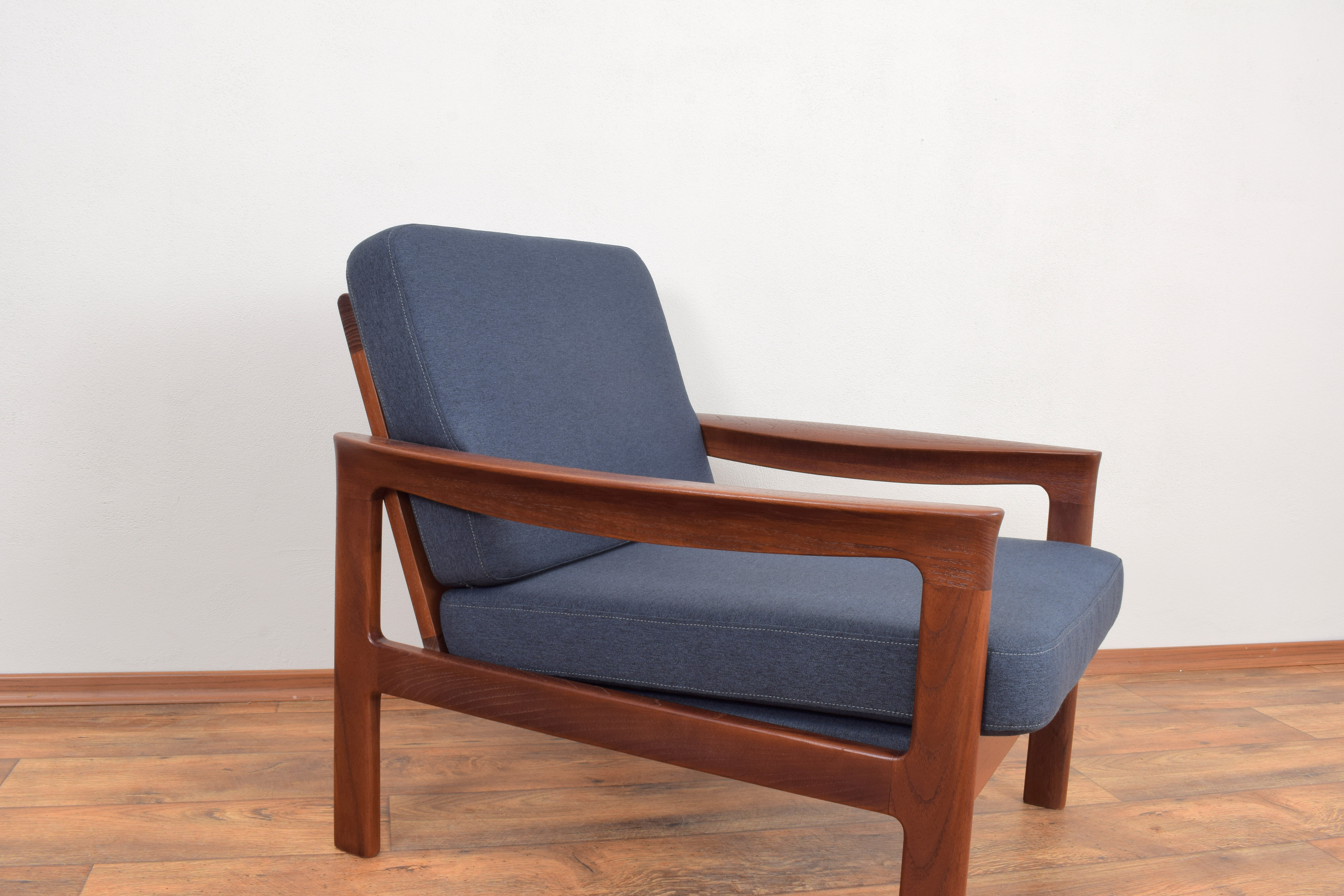 Danish Teak Armchairs by Arne Vodder for Komfort, Set of 2